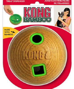 Brinquedo para cães Kong Bamboo Bola Alimentadora - M - Ball Toys - Toys