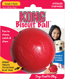 Brinquedo para cães Kong Biscuit Ball Classic - Ball Toys - Toys