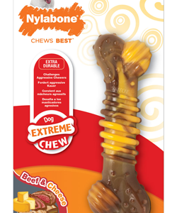 Brinquedo para cães Nylabone Dog Extreme Chew Steak and Cheese - Dogs - Toys