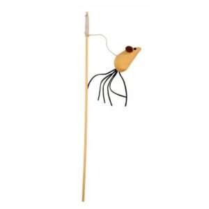 Brinquedo para gatos Cana Rod Mouse Nature - 40 cm - Cats - Toys