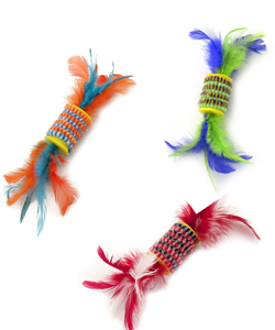 Brinquedo para gatos Nayeco Roller with Feathers- 1 Unidade - Cats - Toys