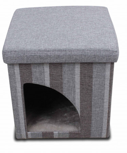 Cama para cães e gatos Eurosiam Cubo em Puff - Cães - Gatos