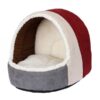 Cama para cães e gatos Eurosiam Cama Oval Pet Baskets Cinza/Bege - Cães - Modernas