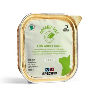 Comida húmida para gatos Specific Cat F-BIO-W Organic Fish - 8 x 100 g - Adulto - Gatos