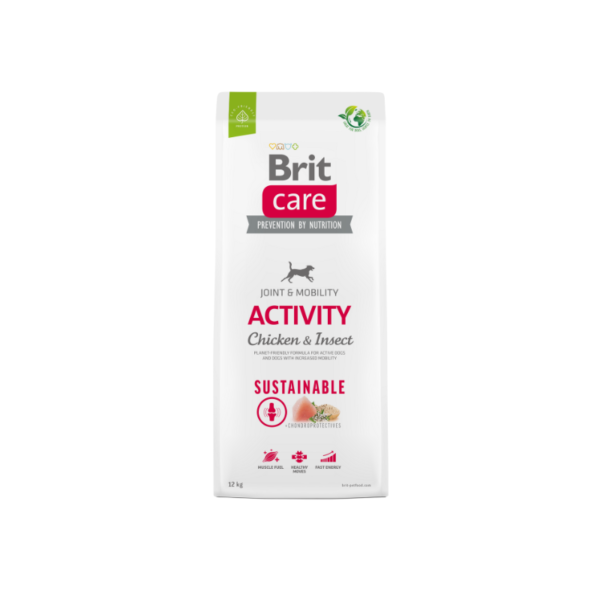 Ração para cães Brit Care Dog Sustainable Activity Chicken & Insect - Adulto - Ração Seca para Cães