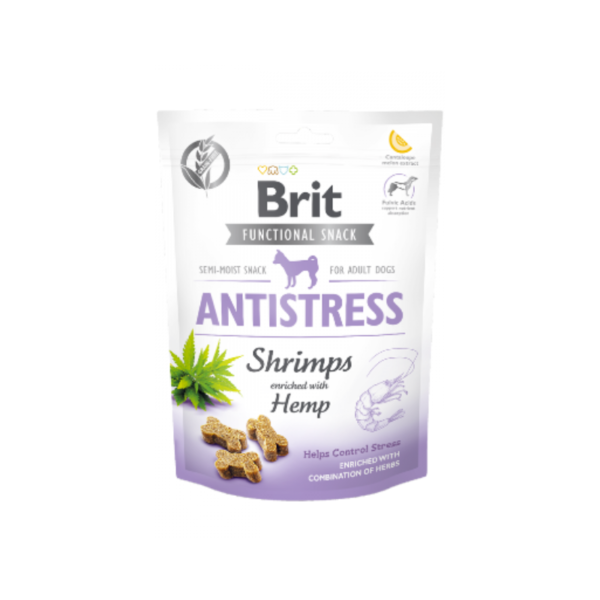 Snack para cães Brit Care Dog Functional Snack Antistress Shrimps - 150 g - Alimentação - Snacks