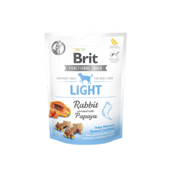 Snack para cães Brit Care Dog Functional Snack Light Rabbit - 150 g - Alimentação - Snacks