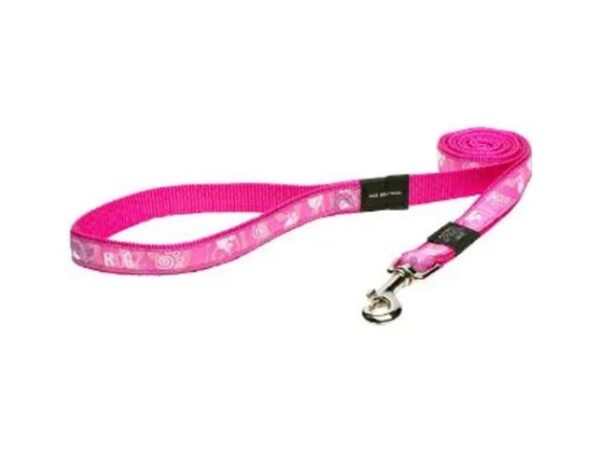 Trela para cães Rogz Trela Classic Leash Rosa - Cães - Trelas