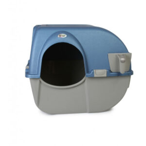 WC para gatos Roll N'Clean Litter Box - Azul - Grande - Fechados - Wc's & Acessórios