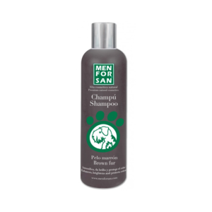 Champô Intensificador para Pêlos Castanhos Menforsan - 300 ml - Banho & Grooming - Higiene & Bem-estar