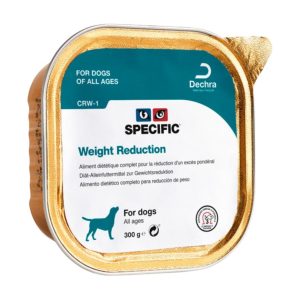 Comida húmida para cães Specific Dog CRW-1 Weight Reduction Terrina - 6 x 300 g - Diabetes & Obesity - Wet Food for Dogs