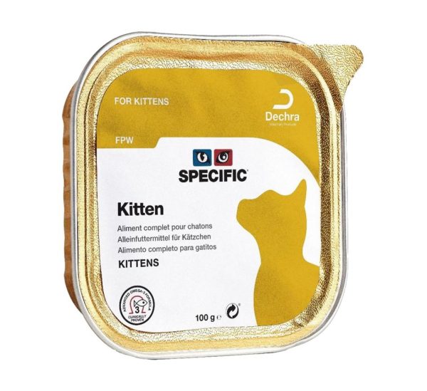 Comida húmida para gatos Specific Cat FPW Kitten Terrina - 7 x 100 g - Baby / Junior / Kitten - Wet Food for Cats