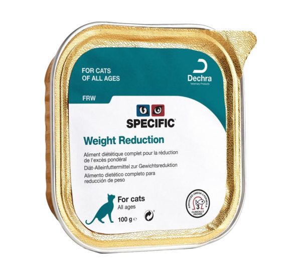 Comida húmida para gatos Specific Cat FRW Weight Reduction Terrina - 7 x 100 g - Alimentação - Gatos