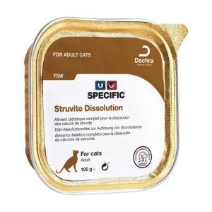 Comida húmida para gatos Specific Cat FSW Struvite Dissolution Terrina - 7 x 100 g - Alimentação - Urinária