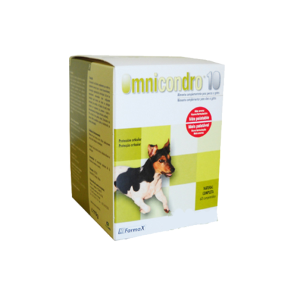 Condroprotector Omnicondro 10 - 60 Comprimidos - Cães - Saúde