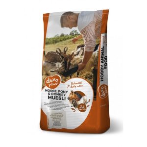 Duvo+ Muesli para Cavalos Poneis e Burros 18 kg (produto para envio exclusivo à associação) - Donativos associações