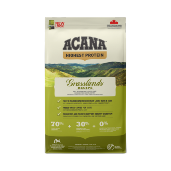 Ração para cães Acana Highest Protein Dog Grasslands - Adult - Food