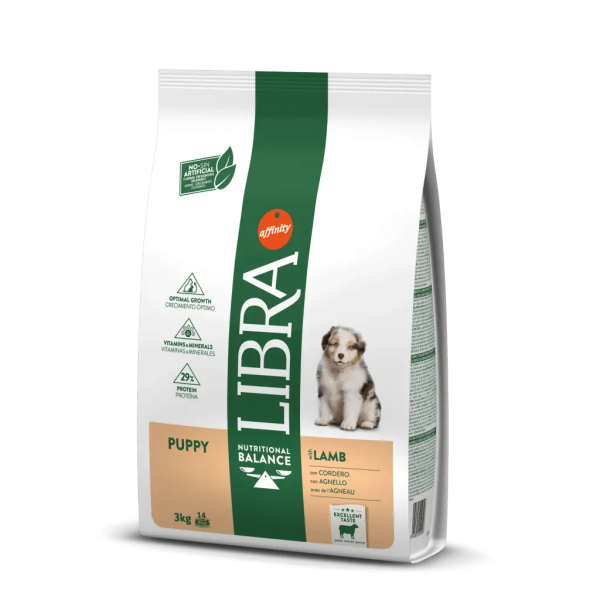 Ração para cães Libra Cão Puppy Borrego - Alimentação - Ração Seca para Cães