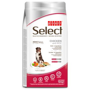 Ração para cães Picart Select Adult Medium Chicken & Rice - Adulto - Ração Seca para Cães