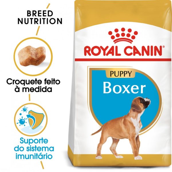 Ração para cães Royal Canin Breed Nutrition Boxer Puppy - Alimentação - Raças