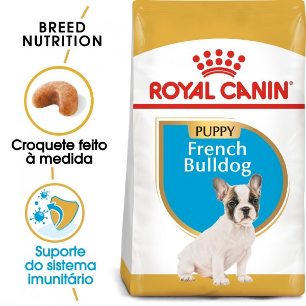 Ração para cães Royal Canin Breed Nutrition French Bulldog Puppy - Alimentação - Raças