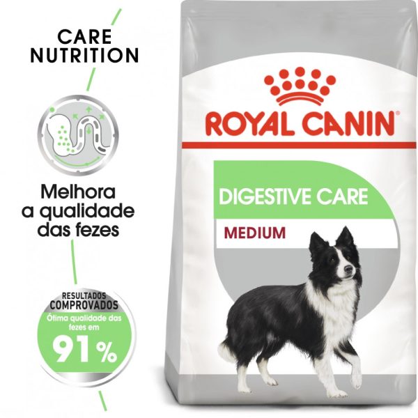 Ração para cães Royal Canin Medium Digestive Care - Adulto - Ração Seca para Cães