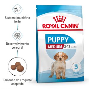 Ração para cães Royal Canin Medium Puppy - Alimentação - Ração Seca para Cães