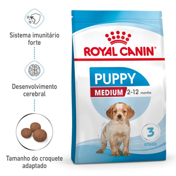 Ração para cães Royal Canin Medium Puppy - Dogs - Puppy / Júnior