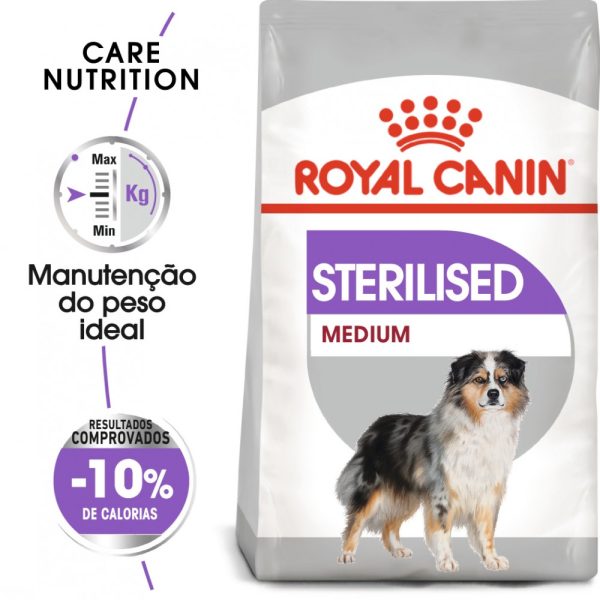 Ração para cães Royal Canin Medium Sterilised - Alimentação - Ração Seca para Cães