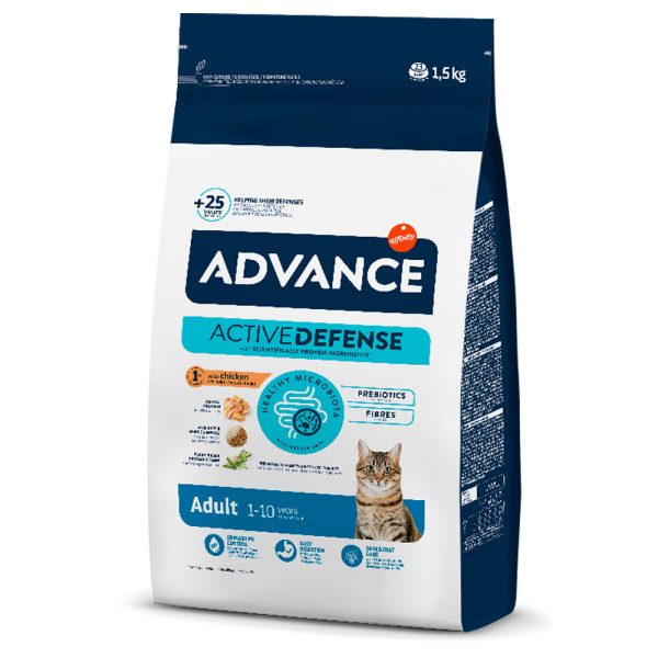 Ração para gatos Advance Cat Adult Chicken & Rice - Adult - Food