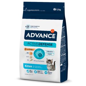 Ração para gatos Advance Cat Kitten Chicken & Rice - Alimentação - Ração Seca para Gatos