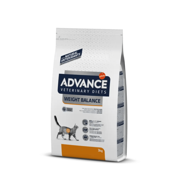 Ração para gatos Advance Vet Cat Weight Balance - Alimentação - Ração Seca para Gatos