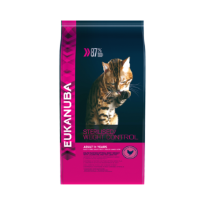 Ração para gatos Eukanuba Cat Adult Sterilised Weight Control Chicken - Cats - Sterilised / Light