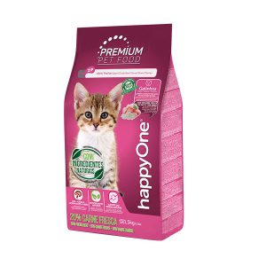 Ração para gatos HappyOne PREMIUM Gatinho Carne Fresca 1.5 kg - Alimentação - Ração Seca para Gatos