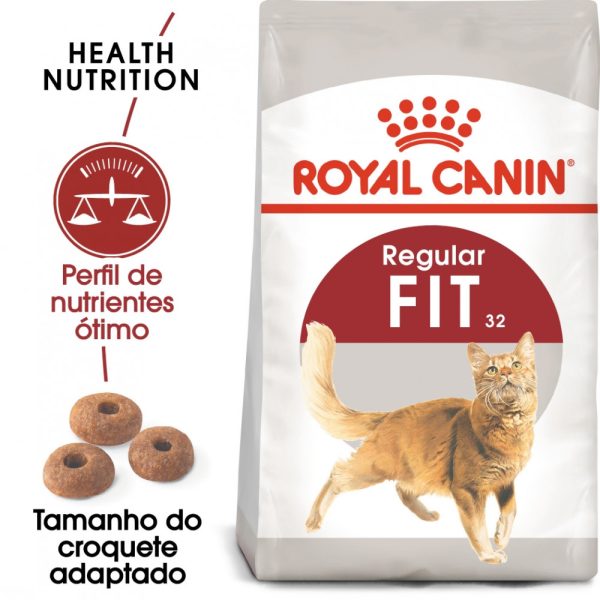 Ração para gatos Royal Canin Fit 32 - Adulto - Ração Seca para Gatos