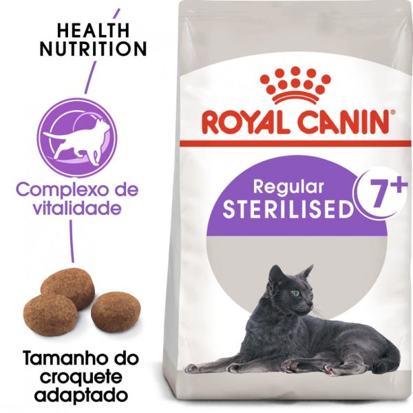 Ração para gatos Royal Canin Sterilised 7+ - Alimentação - Sénior