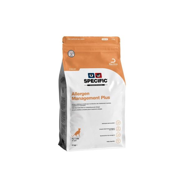 Ração para gatos Specific Cat FOD-HY Allergy Management Plus - 2 kg - Alergias - Ração Seca para Gatos