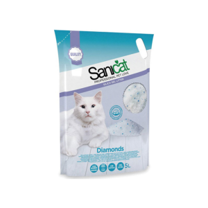 Sílica para gatos Sanicat Diamonds - Cats - Silica