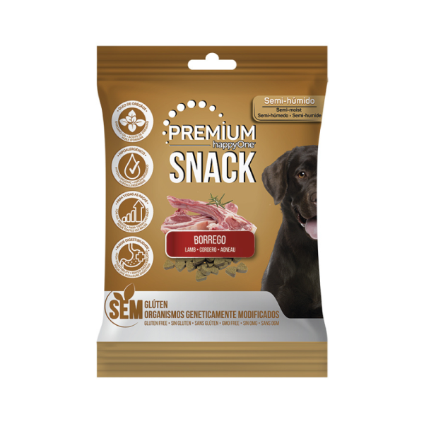 Snack para cães happyOne Premium Cão Borrego 100 g - Alimentação - Snacks