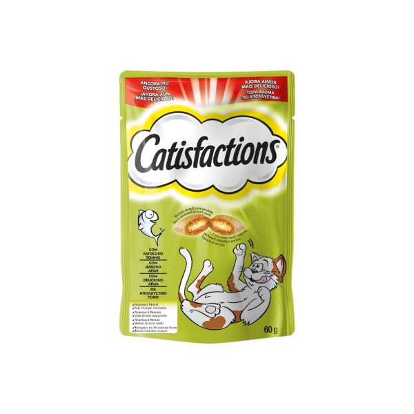 Snacks para gatos Catisfaction Snack Atum 6 x 60 g - Cats - Snacks