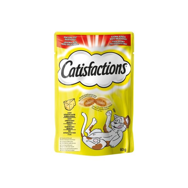 Snacks para gatos Catisfaction Snack Queijo 6 x 60 g - Cats - Snacks