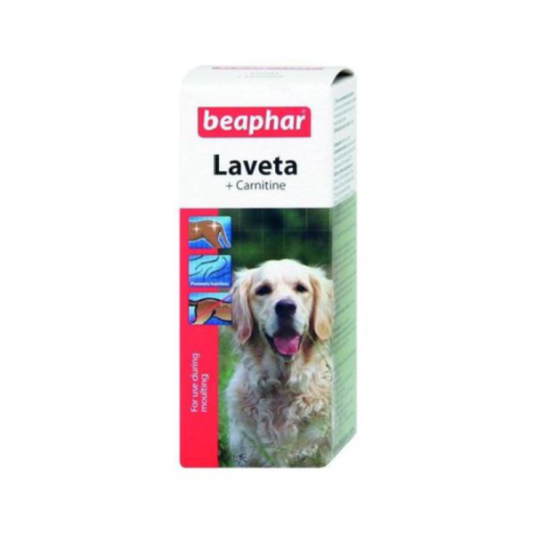 Suplemento para cães Beaphar Laveta com Carnitina 50 ml - Dogs - Skin & Coat Health