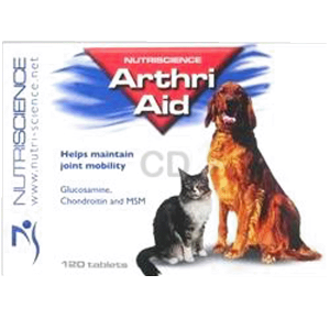 Suplementos para cães Arthri Aid 120 Comprimidos - Cães - Saúde