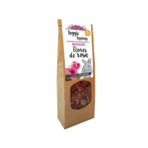 Topping Veggie Flores de Rosa Cominter 45 g - Pequenos Animais - Snacks & Toppings