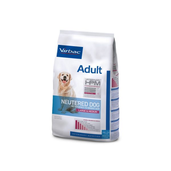 Ração para cães Virbac HPM Adult Neutered Dog Large & Medium - 12 kg - Adult - Food