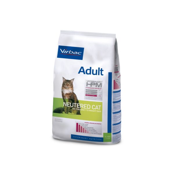 Ração para gatos Virbac HPM Adult Neutered Cat - Alimentação - Ração Seca para Gatos