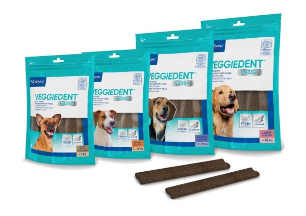 Snack para cães Dental Virbac VeggieDent Fr3sh - Dental - Snacks