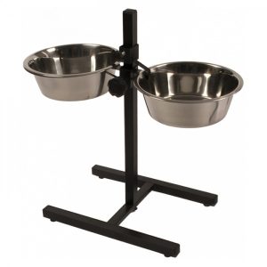 Comedouro Taças Com Suporte Regulável ate 52 cm - Acessories - Feeders & Bowls