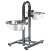 Comedouro Taças Com Suporte Regulável ate 52 cm - Acessories - Feeders & Bowls