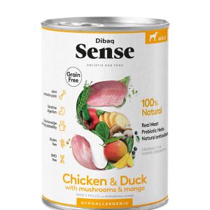 Comida húmida Dibaq Sense Grain Free Chicken & Duck 12 x 380 g - Adulto - Comida Húmida para Cães